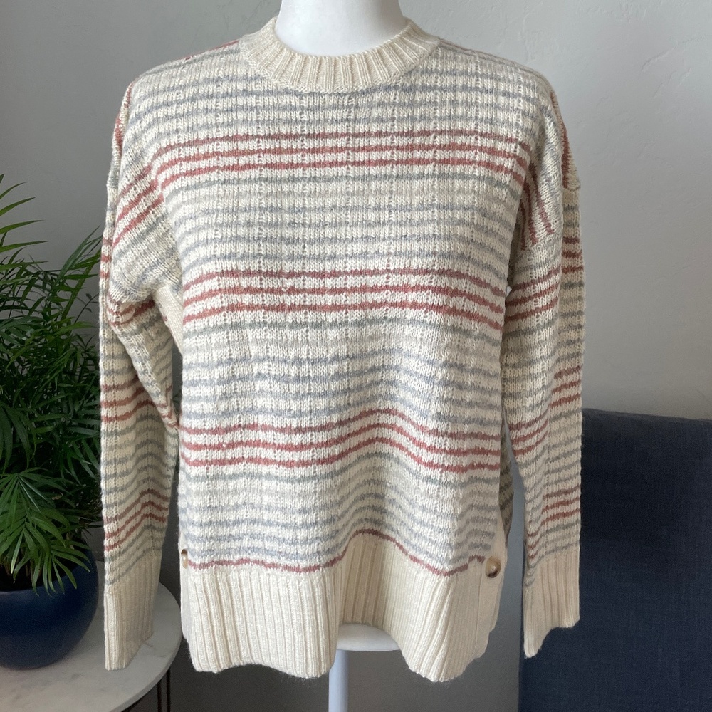 Womens Striped Sweater - Charlie B - Sz L - Brand New!